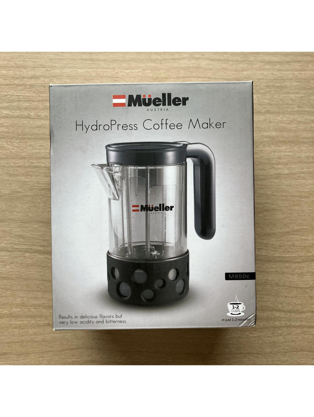 Mueller HydroPress Coffee Maker French Press Style Individual At Home Austria
